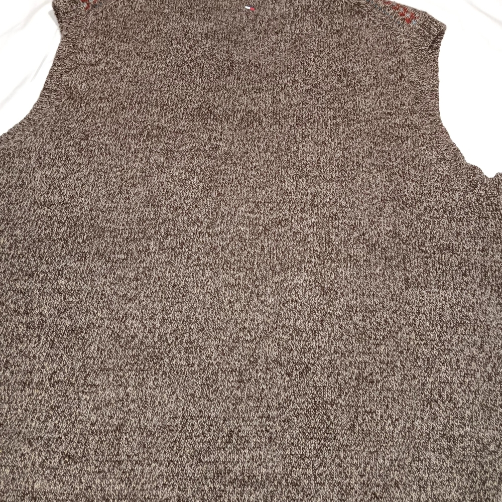 Mens vintage grandpa sweater vest 100%wool only one defect as pictured XXL - Picture 6 of 16